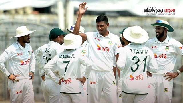 নাহিদের আগুনঝরা স্পেলে বাংলাদেশের ঐতিহাসিক জয়