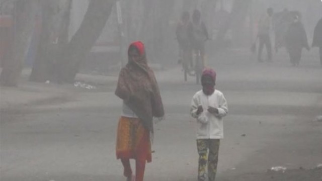 কনকনে ঠান্ডায় কুড়িগ্রামে জনজীবন স্থবির