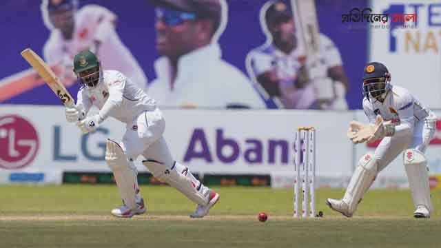 গলে দাপুটে বাংলাদেশ, দ্বিতীয় দিন শেষে সংগ্রহ ৪৮৪/৯