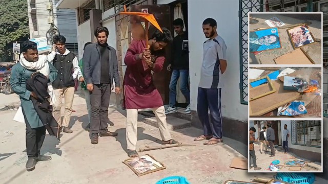 বিজয় দিবসে জাতীয় পার্টির অফিসে ভাঙচুর