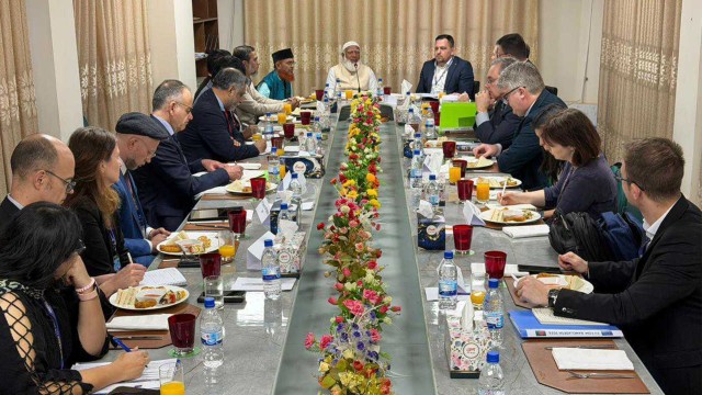 জামায়াত আমিরের সঙ্গে ইইউ প্রতিনিধি দলের সাক্ষাৎ: সুষ্ঠু নির্বাচনের অঙ্গীকার