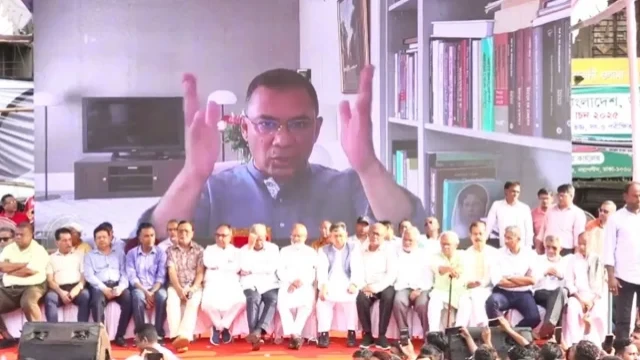 জাতীয় স্বার্থে সব দলকে ঐক্যবদ্ধ থাকার আহ্বান তারেক রহমানের