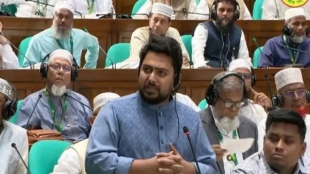 রাষ্ট্রপতিকে অপসারণ ও গ্রেপ্তার করতে হবে : সংসদে নাহিদ ইসলাম