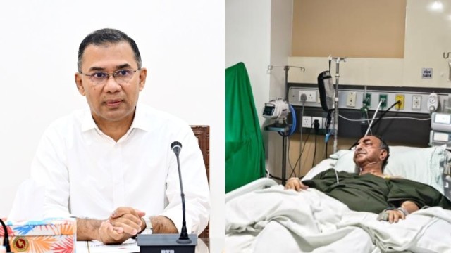 এভারকেয়ার হাসপাতালে মির্জা আব্বাসকে দেখতে গেলেন প্রধানমন্ত্রী