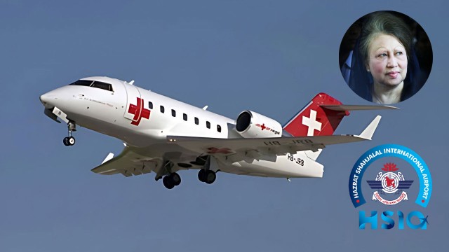 মঙ্গলবার ঢাকায় আসার অনুমতি চেয়েছে খালেদা জিয়ার জন্য আনা এয়ার অ্যাম্বুলেন্স