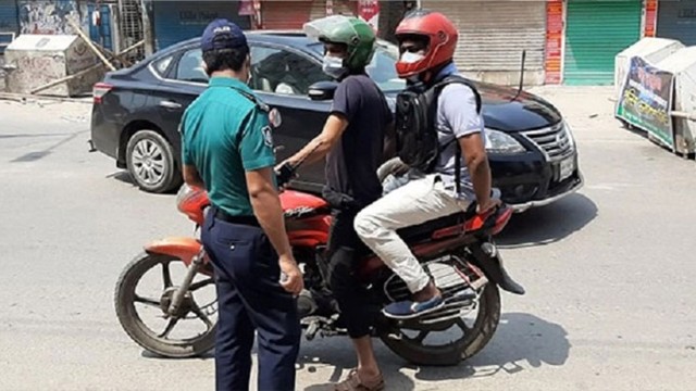 ৭২ ঘন্টা মোটরসাইকেল চলাচলে নিষেধাজ্ঞা