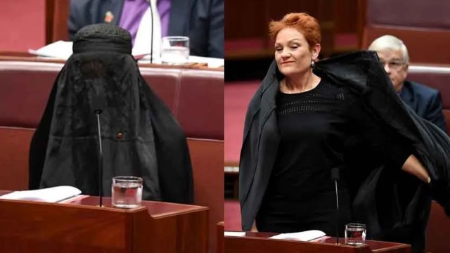 পার্লামেন্টে বোরকাকে অসম্মান করায় অস্ট্রেলিয়ার নারী সিনেটর বহিষ্কার