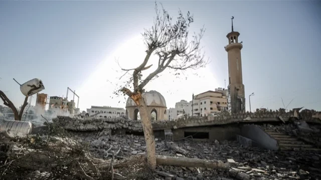দীর্ঘদিন পর প্রাণ ফিরেছে গাজার ঐতিহাসিক ওমরি মসজিদে