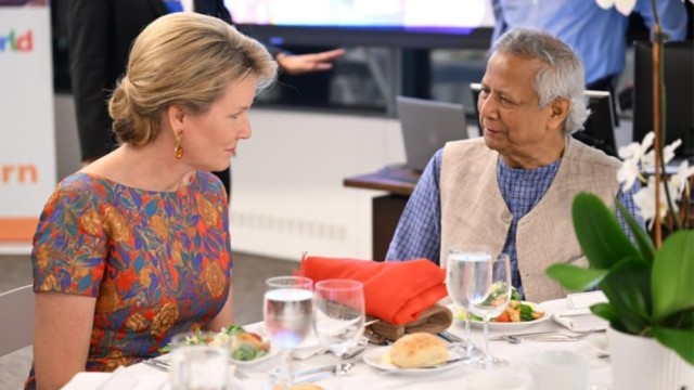 নিউইয়র্কে বেলজিয়ামের রানির সঙ্গে প্রধান উপদেষ্টার সাক্ষাৎ