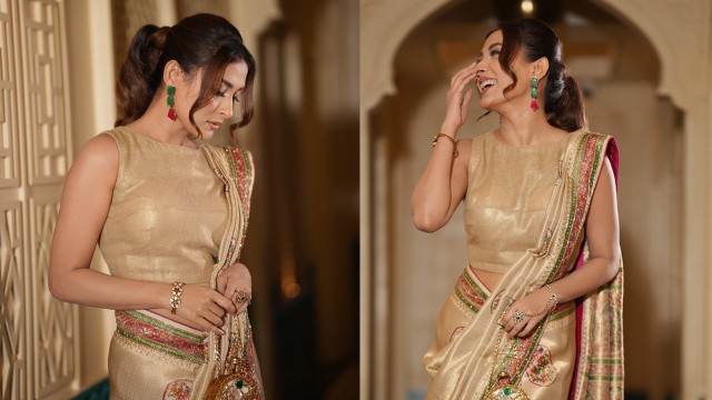 রাজকীয় সাজে মেহজাবীন চৌধুরী