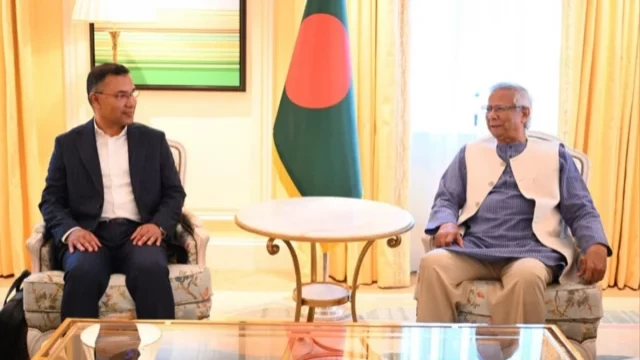 প্রধান উপদেষ্টার প্রতি কৃতজ্ঞতা প্রকাশ করলেন তারেক রহমান