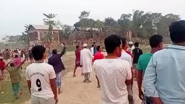 সুনামগঞ্জে ধান শুকানোর মাঠ নিয়ে সংঘর্ষে আহত ১৫