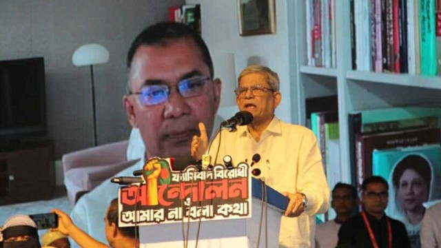“ষড়যন্ত্র চলছে, যেন গণতন্ত্রের উত্তরণ না হয়” — মির্জা ফখরুল