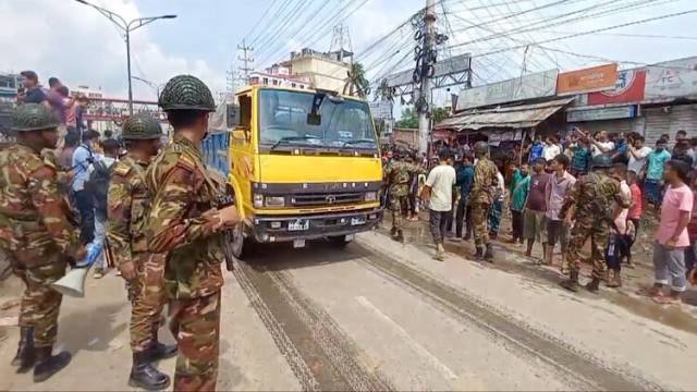 টানা ৫২ ঘণ্টা পর নবীনগর-চন্দ্রা মহাসড়ক সচল