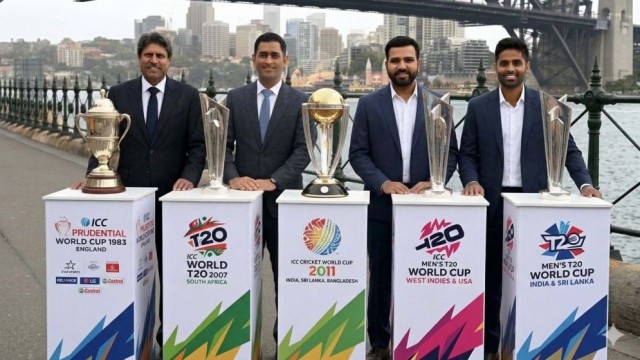 আইসিসির টুর্নামেন্টে ভারতের ট্রফি জয়ের হিসাব