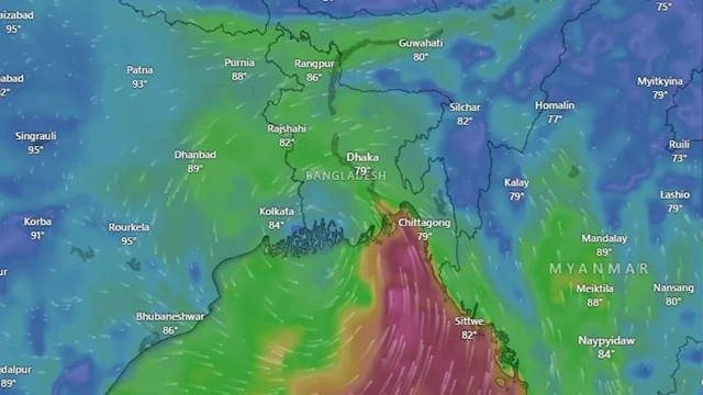 বঙ্গোপসাগরে নিম্নচাপ: চার সমুদ্রবন্দরকে ৩ নম্বর সতর্ক সংকেত