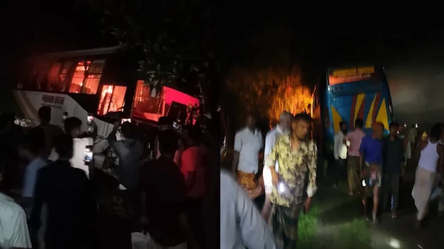 ময়মনসিংহে বাসের ধাক্কায় মাহিন্দ্রার ৬ যাত্রী নিহত