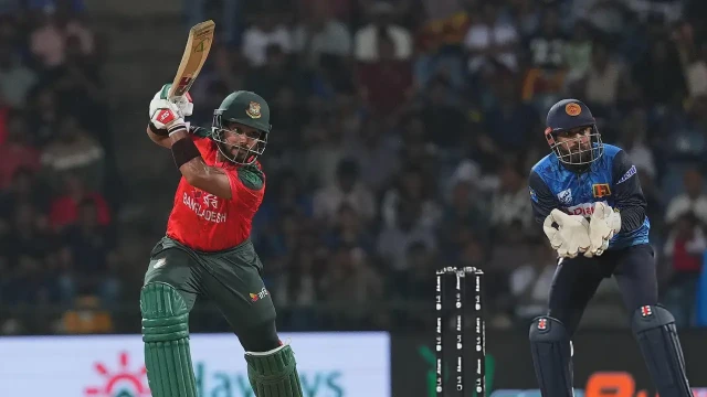 পাল্লেকেলেতে ধীরগতির ব্যাটিংয়ে বাংলাদেশের সংগ্রহ ১৫৪ রান