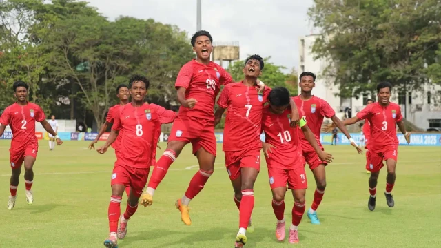 পাকিস্তানকে হারিয়ে সাফ অনূর্ধ্ব-১৭ ফাইনালে বাংলাদেশ