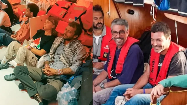 সুমুদ ফ্লোটিলার কর্মীদের ইসরায়েলে নেওয়া হচ্ছে
