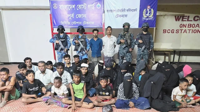 টেকনাফে নারী-শিশুসহ ৩৮ জন উদ্ধার, আটক ২ পাচারকারী