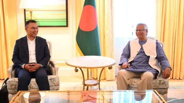 সন্ধ্যায় প্রধান উপদেষ্টার সঙ্গে তারেক রহমানের সাক্ষাৎ