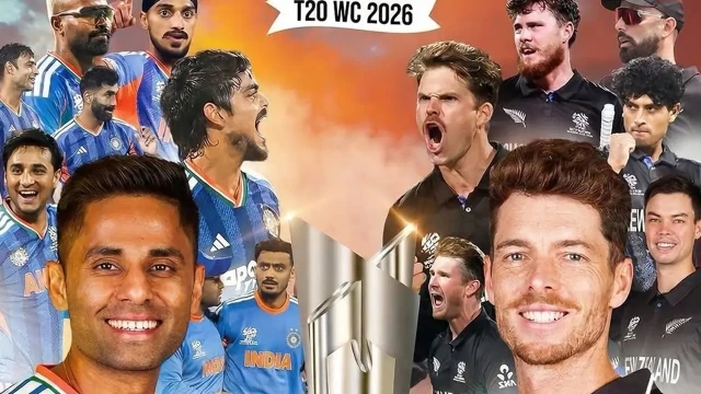 ফাইনালে টসে জিতে ফিল্ডিং নিল নিউজিল্যান্ড, আগে ব্যাটিংয়ে ভারত