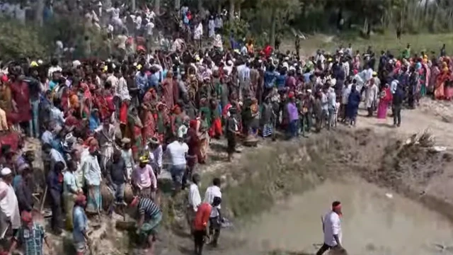 দিনাজপুরে খাল পুনর্খনন কর্মসূচির উদ্বোধন প্রধানমন্ত্রীর