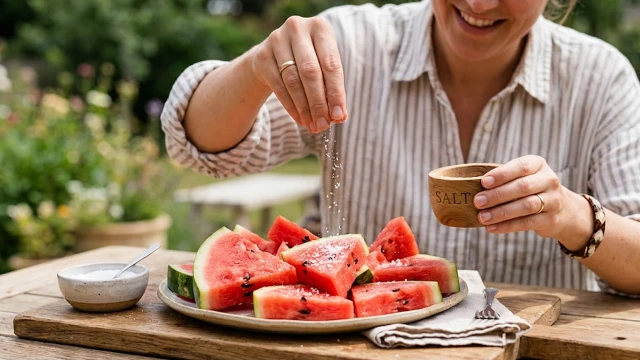 তরমুজে লবণ ছিটিয়ে খাওয়া কি আসলে উপকারী?