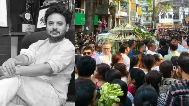 কেওড়াতলায় শেষ বিদায়, চিরনিদ্রায় অভিনেতা রাহুল