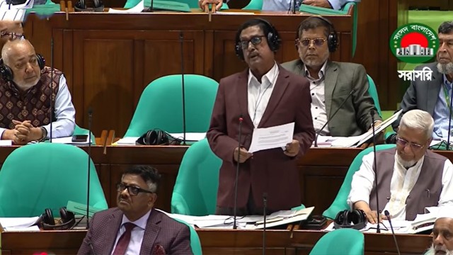 সংসদে ফজলুর রহমান: মুক্তিযুদ্ধে ভারতের অবদান উল্লেখ