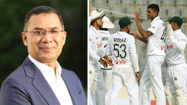 পাকিস্তানকে হারিয়ে ঐতিহাসিক টেস্ট জয়, বাংলাদেশ দলকে প্রধানমন্ত্রীর শুভেচ্ছা