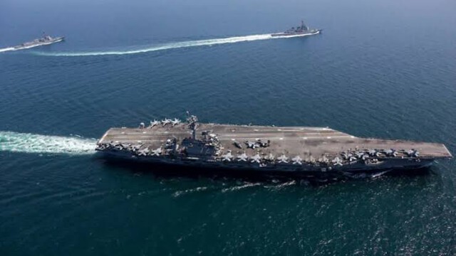 মার্কিন রণতরীতে ইরানের ড্রোন হামলার দাবি