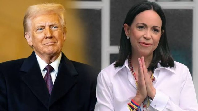 নোবেলের জন্য মাচাদোকে ‘সাইড’ করার কথা অস্বীকার ট্রাম্পের