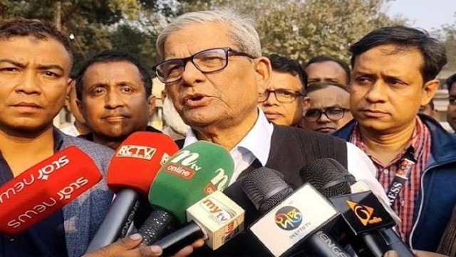 জনগণের প্রত্যাশারই প্রতিফলন এই ভূমিধস বিজয়: মির্জা ফখরুল