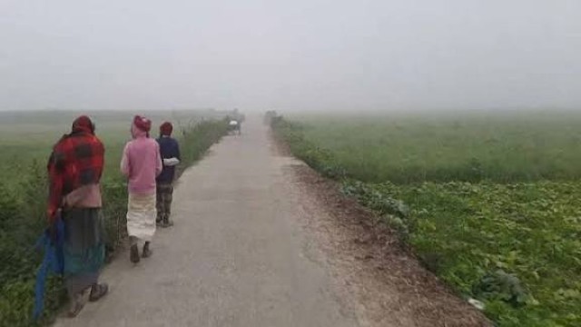 কুড়িগ্রামে শীতে বিপর্যস্ত জনজীবন, তাপমাত্রা ১০ ডিগ্রি