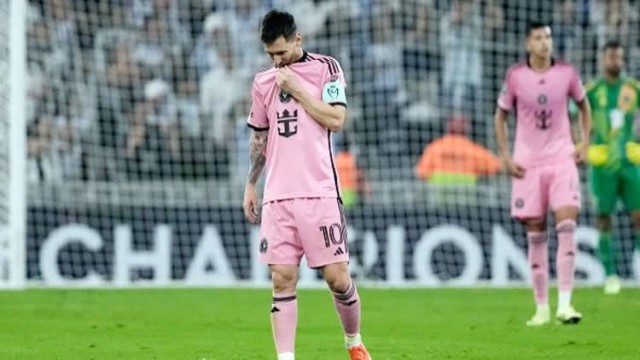 মেসিকে স্তব্ধ করে ইন্টার মায়ামির ওপর এলএএফসির দাপুটে জয়