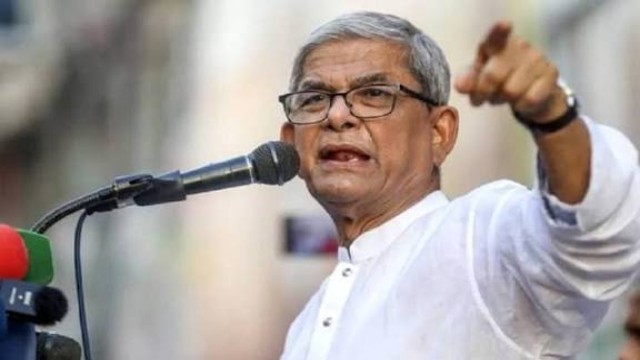 সুষ্ঠু ভোটেই ফিরবে গণতন্ত্র ও জনঅধিকার: ঠাকুরগাঁওয়ে মির্জা ফখরুল