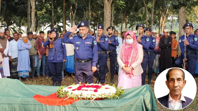 বীর মুক্তিযোদ্ধা মোঃ আইয়ুব আলীর রাষ্ট্রীয় মর্যাদায় দাফন সম্পন্ন