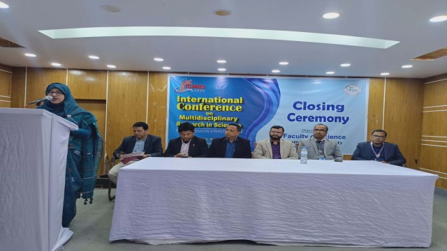 ৪০ বিশ্ববিদ্যালয়ের অংশগ্রহণে কুবিতে শেষ হলো আন্তর্জাতিক বিজ্ঞান সম্মেলন