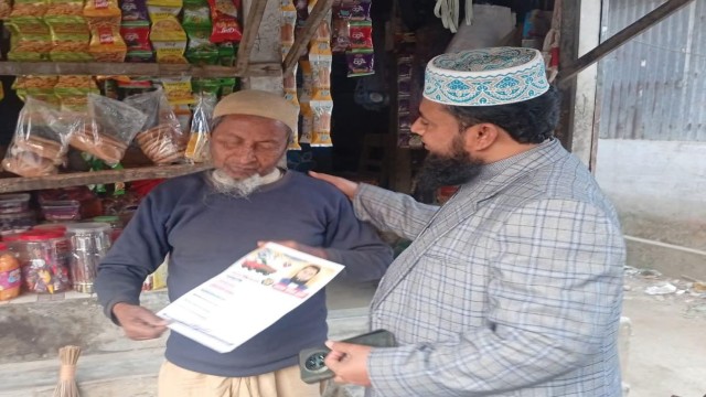 দৌলতপুরে বিভিন্ন বাজারে ইলিয়াছ হোসাইনের নির্বাচনী গণসংযোগ
