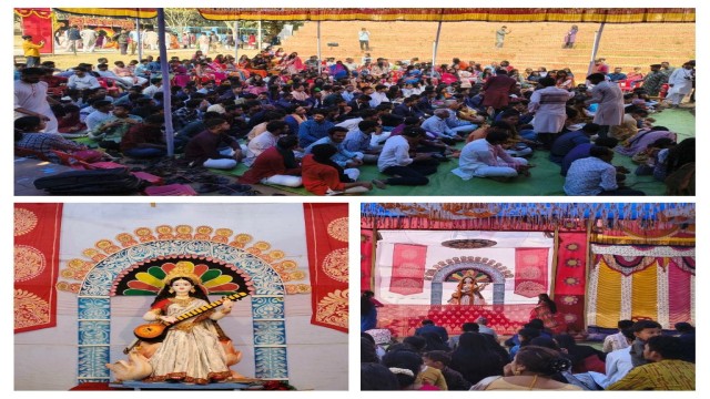 কুমিল্লা বিশ্ববিদ্যালয়ে নানা আয়োজনে বাণী অর্চনা উদযাপন