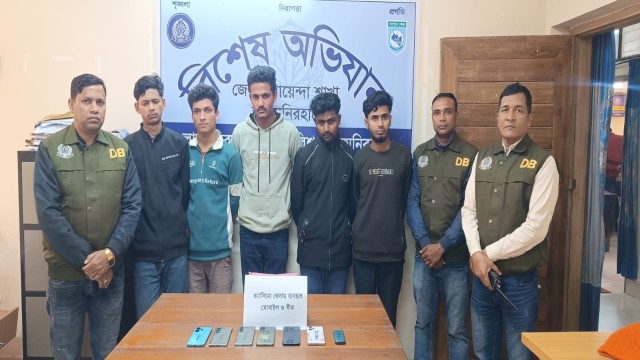 লালমনিরহাটে অনলাইন জুয়া পরিচালনা এবং অবৈধভাবে নিবন্ধিত সিম কার্ড বিক্রির অভিযোগে পাঁচজনকে আটক করেছে...