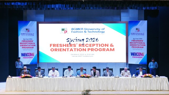 বিইউএফটিতে স্প্রিং-২০২৬ সেমিস্টারের নবীনবরণ অনুষ্ঠিত