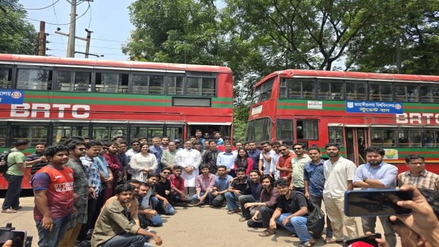 জাবিতে শিক্ষার্থীদের সুবিধায় চালু হলো লাইভ বাস ট্র্যাকিং সিস্টেম