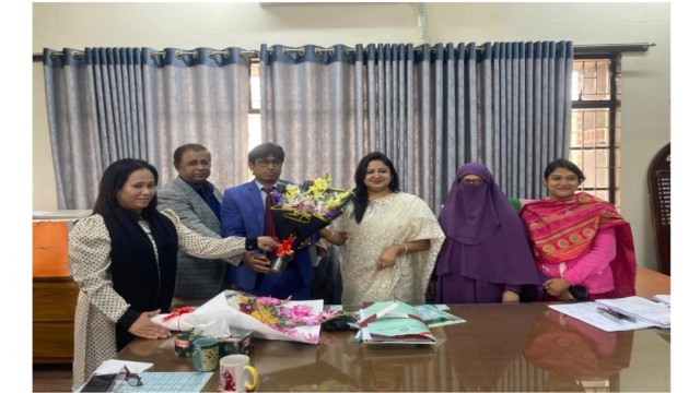 শাবিপ্রবির লোকপ্রশাসন বিভাগের বিভাগীয় প্রধান হিসেবে দায়িত্ব নিলেন ড. ফাতেমা খাতুন