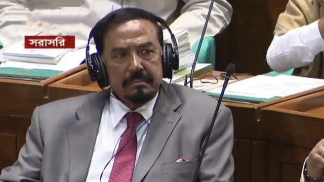 ত্রয়োদশ জাতীয় সংসদের স্পিকার নির্বাচিত মেজর (অব.) হাফিজ উদ্দিন আহমদ