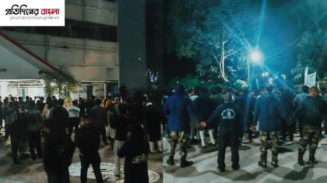 চবিতে ছাত্রদল-শিবিরের পাল্টাপাল্টি অবস্থান ঘিরে উত্তেজনা