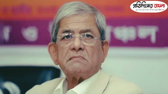 মনোনয়নপত্র নিলেন মির্জা ফখরুল