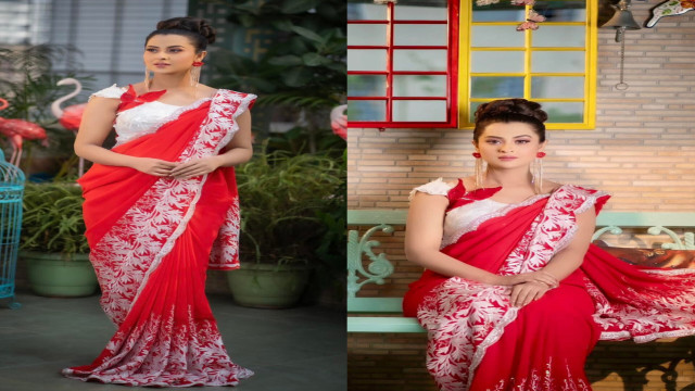 ব্যক্তিগত জীবনের গুঞ্জনের মাঝে নতুন সাজে ধরা দিলেন বুবলী